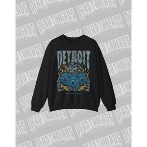 DETROIT FOOTBALL Sweatshirt, Dead Threads, Football Sweatshirt, NFL